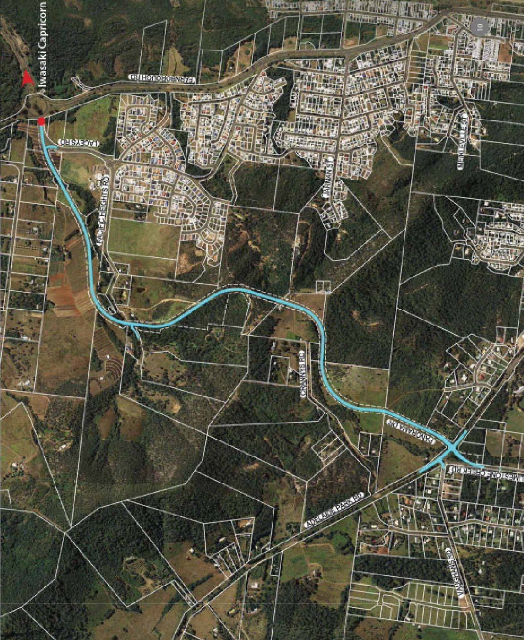 PANORAMA PROJECT: An ariel view of Panorama Drive with work expected to start later this month after the tender was awarded to local company JRT Civil. BELOW: Jason Thomasson from JRT Civil, Cr Bill Ludwig and Keppel MP Brittany Lauga. PANORAMA PROJECT: An ariel view of Panorama Drive with work expected to start later this month after the tender was awarded to local company JRT Civil. BELOW: Jason Thomasson from JRT Civil, Cr Bill Ludwig and Keppel MP Brittany Lauga.